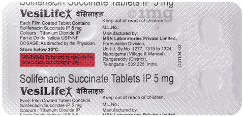 Vesilife 5mg Tablet image