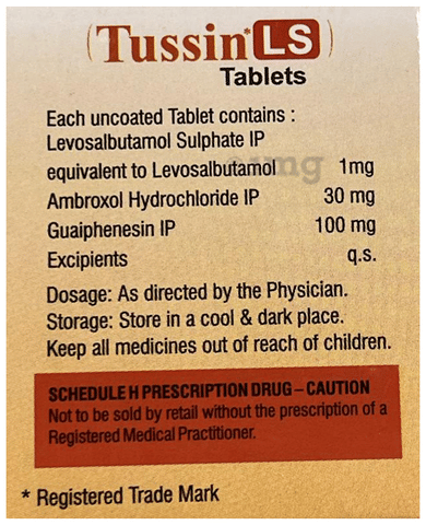 Tussin LS Tablet image