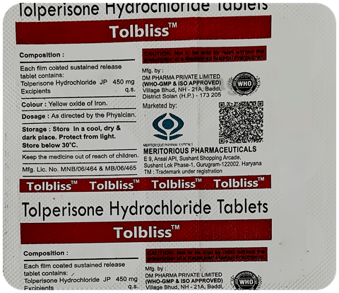Tolbliss Tablet SR image
