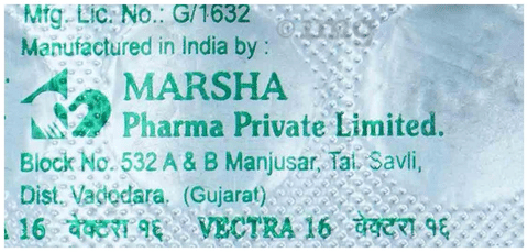 Vectra 16mg Tablet image