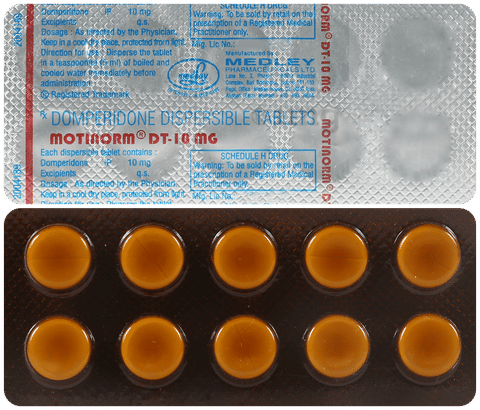 Motinorm DT 10mg Tablet image Motinorm DT 10mg Tablet image