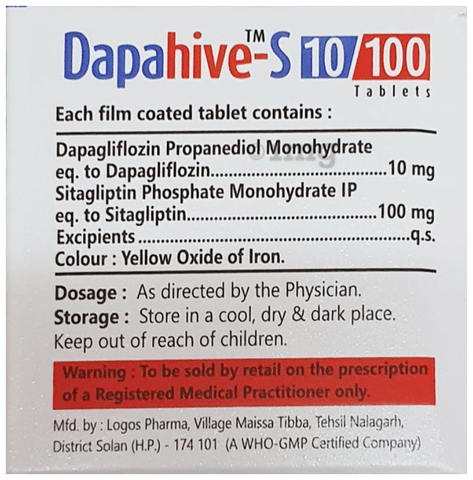 Dapahive-S 10/100 Tablet