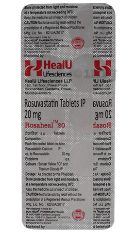 Rosaheal 20 Tablet image Rosaheal 20 Tablet image