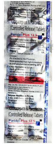 Paridel-Plus 12.5 Tablet CR image Paridel-Plus 12.5 Tablet CR image