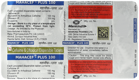 Mahacef-Plus 100 Tablet