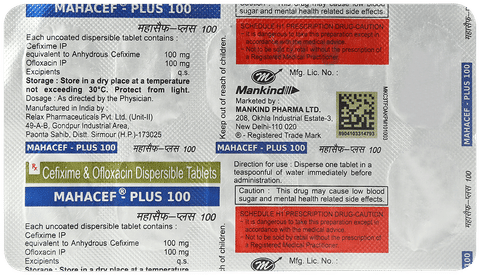 Mahacef-Plus 100 Tablet image