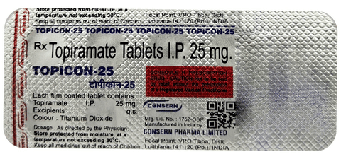 Topicon 25mg Tablet image