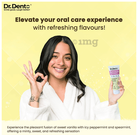 Dr. Dento Vanilla Icy Mint Toothpaste: Buy combo pack of 125.0 gm