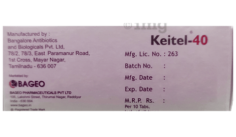 Keitel 40 Tablet image Keitel 40 Tablet image