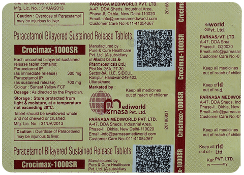 Crocimax 1000SR Tablet image
