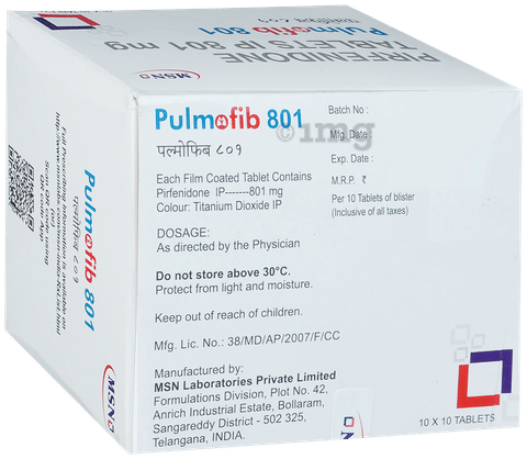Pulmofib 801mg Tablet image