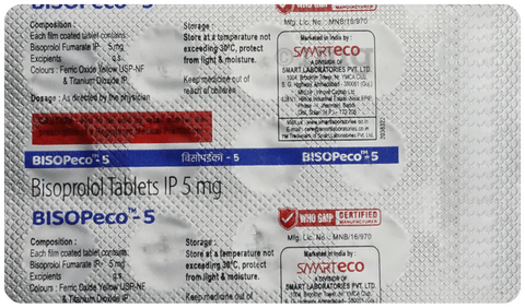 BISOPeco 5 Tablet image BISOPeco 5 Tablet image