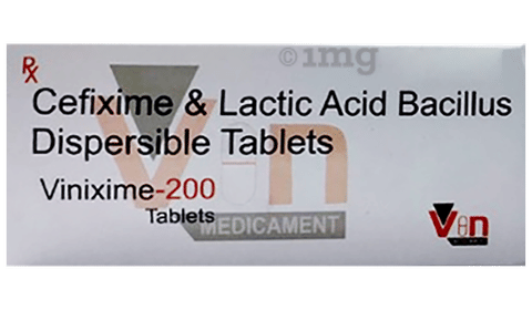 Vinixime 200 Tablet MD image