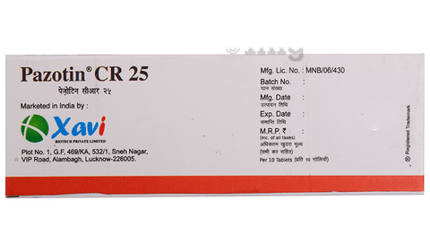 Pazotin CR 25 Tablet image