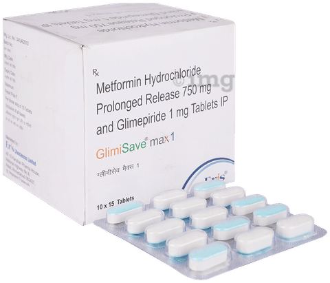 Glimisave Max 1 Tablet PR image Glimisave Max 1 Tablet PR image