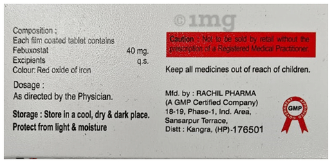 Febudex 40 Tablet