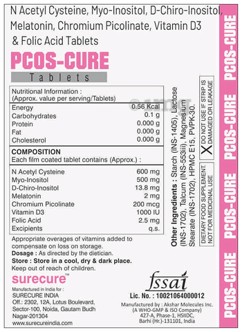 Pcos-Cure Tablet image Pcos-Cure Tablet image