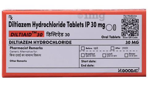 Diltiaid 30 Tablet image