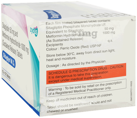 Sitaglyn M 50/1000 Tablet SR