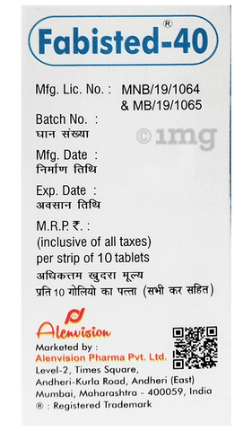 Fabisted 40 Tablet image