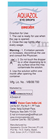 Aquazol Eye Drop image Aquazol Eye Drop image