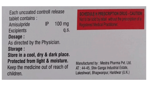 Sulpian 100 Tablet CR image