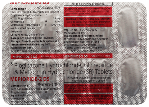 Mepioride 2 DS Tablet SR image