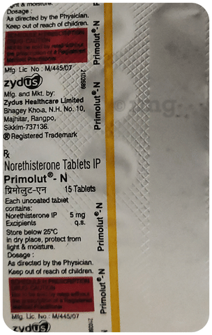 Primolut-N Tablet image