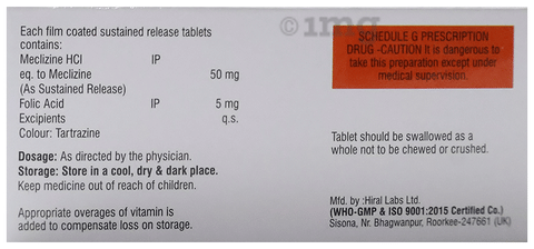 Mecligyn Tablet SR