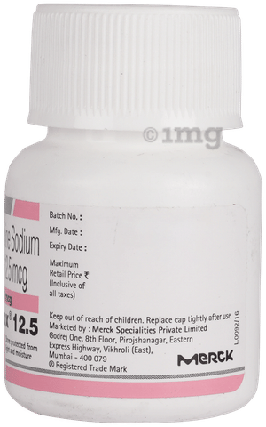 Euthyrox 12.5mcg Tablet image