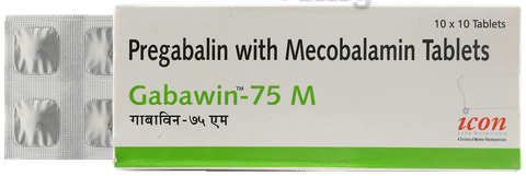 Gabawin M 500mcg/75mg Tablet