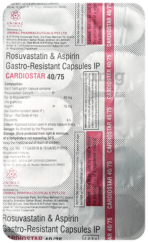 Cardiostar 40/75 Capsule image Cardiostar 40/75 Capsule image