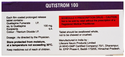 Qutistrom 100 Tablet PR