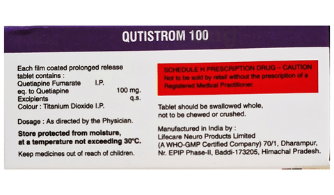 Qutistrom 100 Tablet PR image