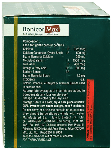 Bonicor Max Softgel Capsule image