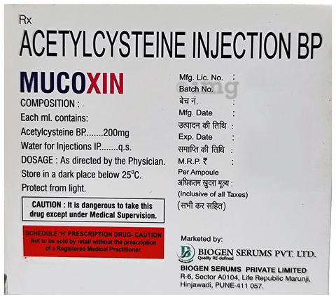 Mucoxin Injection