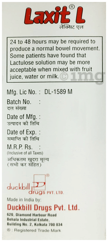 Laxit L Oral Solution image