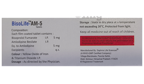 Bisolife-AM 5 Tablet image