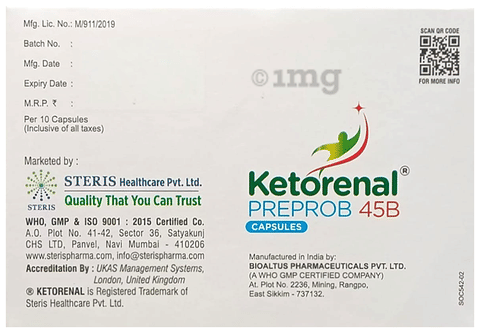 Ketorenal Preprob 45K Capsule image