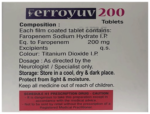 Ferroyuv 200 Tablet image