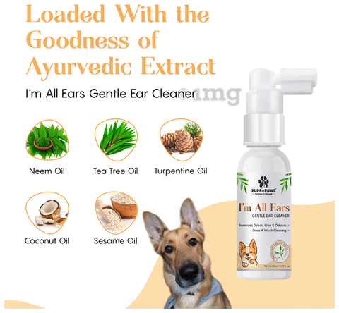 Pups and Paws I m All Ears Gentle Ear Cleaner Buy bottle of 50.0