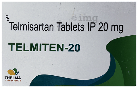 Telmiten 20 Tablet image