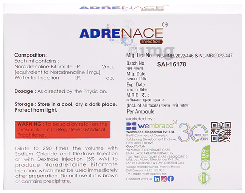 Adrenace Injection image