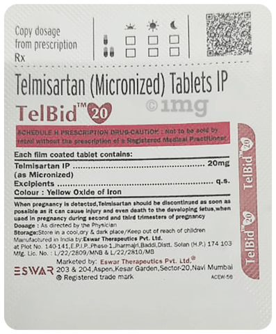 Telbid 20 Tablet image