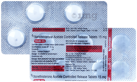 DUB 15mg Tablet CR image