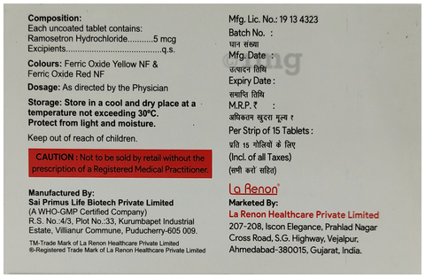 RAMlaren 5mcg Tablet image