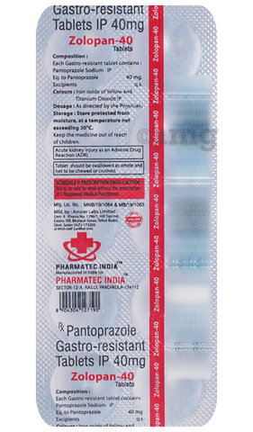 Zolopan 40 Tablet image Zolopan 40 Tablet image