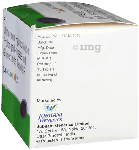 Jubiglim M 2 Tablet PR image Jubiglim M 2 Tablet PR image