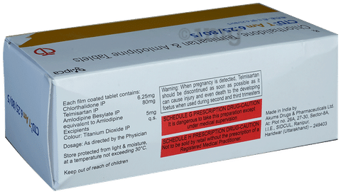 CTD-T AM 6.25/80/5 Tablet