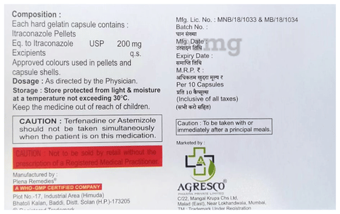 Agro IT 200mg Capsule image